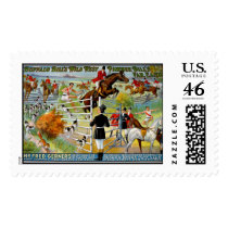KRW Wild West Show Vintage Stamp