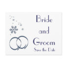 postcard - KRW Winter Custom Save the Date Card