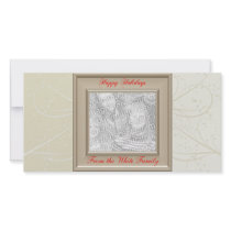 KRW Winter Wonderland Custom Photo Holiday Card photo cards