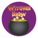 KRW Witches Brew Cauldron Halloween stickers by krwhalloween KRW Witches Brew Cauldron Halloween stickers