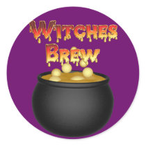 KRW Witches Brew Cauldron Halloween stickers