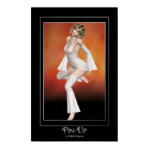 KRW With a Flare Blonde Pin Up posters by krwpinup KRW With a Flare Blonde Pin Up posters