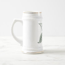 KRW - X - Celtic Monogrammed Stein mugs by KRWNameGame KRW - X - Celtic Monogrammed Stein mugs