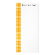 KRW Yellow Check Custom Rack Card