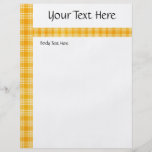KRW Yellow Check Large Flyer Template