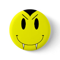 KRW Yellow Smiley Face Vampire buttons