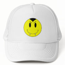 KRW Yellow Smiley Face Vampire hats by KRWDesigns KRW Yellow Smiley Face Vampire hats