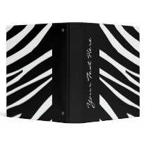 KRW Zebra Stripes Back to School Binder*