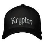 Krypton embroidered hats