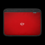 Krystal Logo Red MacBook Air Sleeve ipad sleeves