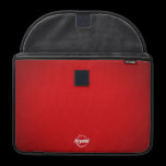 Krystal Logo Red MacBook Pro Sleeve macbook sleeves