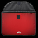 Krystal Logo Red MacBook Pro Sleeve macbook sleeves