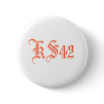 KS42 PINBACK BUTTON
