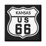 KS US ROUTE 66 MAGNET