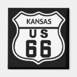 KS US ROUTE 66 MAGNET