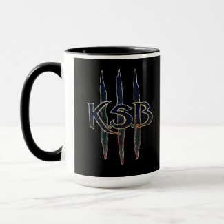 KSB Blue Grunge Logo Mug