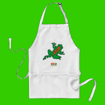 KSF Frog Logo Apron