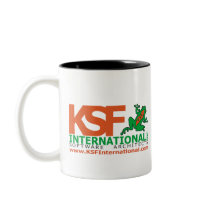 KSF Logo Mug - Color Interior by KSFINC KSF Logo Mug - Color Interior