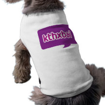 kthxbai White pet Shirt