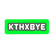 KTHXBYE Stickers Return Address Labels