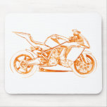 KTM RC8 Side Sketch Mousepads