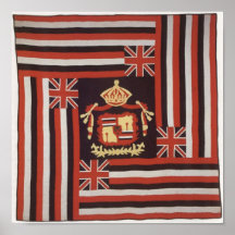 Kuʻu Hae Aloha (My Beloved Flag), Hawaiian cotton Poster