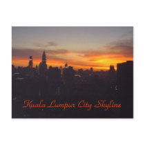 Kuala Lumpur City Skyline postcards