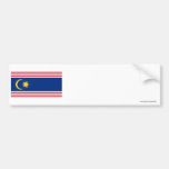 Kuala Lumpur flag Bumper Sticker