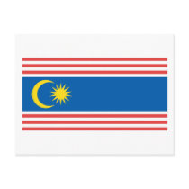 Kuala Lumpur Flag Postcard by FlagTshirts Kuala Lumpur Flag Postcard