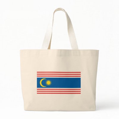 Kuala Lumpur Flag Tote Bag by FlagTshirts