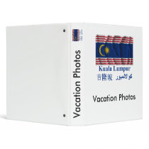 Kuala Lumpur waving flag with name Binders