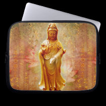 Kuan Yin laptop sleeves