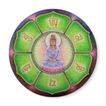 Kuan Yin "Om Mani Padme Hum" Magnet