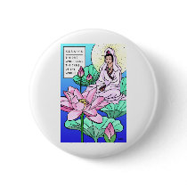 Kuan Yin, Quan Yin, Hears Your Cries Pinback Buttons