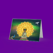 Kuan Yin Wall Tapestry cards by Maia Kuan Yin Wall Tapestry cards