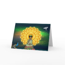 Kuan Yin Wall Tapestry cards by Maia Kuan Yin Wall Tapestry cards