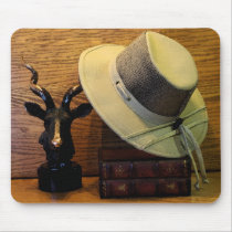 Kudu Hat Rest Mousepad by KalahariSue Kudu Hat Rest Mousepad