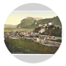 Kufstein, Tyrol, Austro-Hungary magnificent Photoc Round Stickers