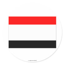 Kujawsko-pomorskie - Kuyavia-Pomerania Flag  Round Sticker