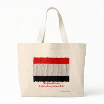 Kujawsko-pomorskie - Kuyavia-Pomerania waving flag Bags
