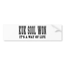 Kuk Sool Won It's way of life Bumper Sticker