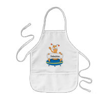 Kukie Alien/ Kreatur with a text field Aprons