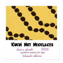 KUKUI NUT NECKLACES (non-haiku version) posters