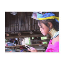 Kulen Girl in Thailand Postcards