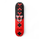 Kuma-chan argyle board custom skate board