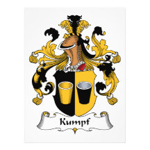 Kumpf Family Crest Custom Invitation