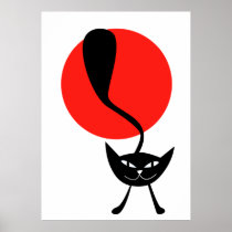 Kung Fu cat posters