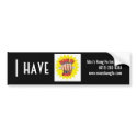 kung fu grip bumper sticker bumper stickers