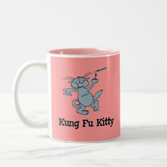 Kung Fu Kitty mug