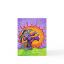 Kung Fu Kitty / Notecard